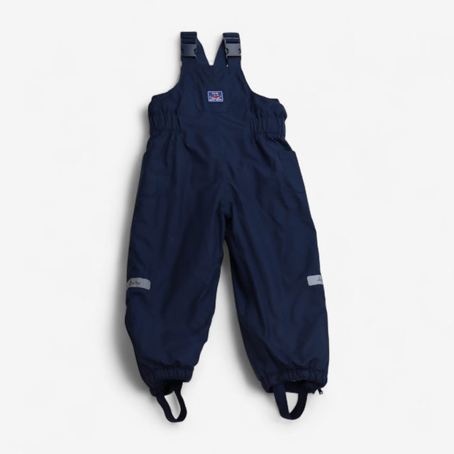 Waterproof Fleece Lined Dungarees Navy Splish Spla