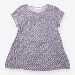 Top Navy Floral Ditsy Short Sleeve Maternity Tunic