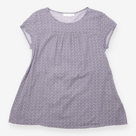Top Navy Floral Ditsy Short Sleeve Maternity Tunic