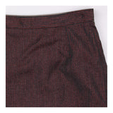 Mini Skirt Black Red Stripe Bow Detail A-Line