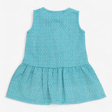 Dress Sleeveless Blue with Pockets