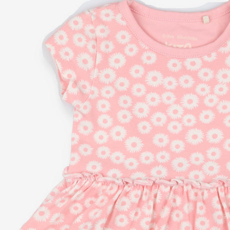 Dress pink floral