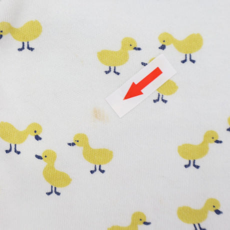 Bodysuit white ducks