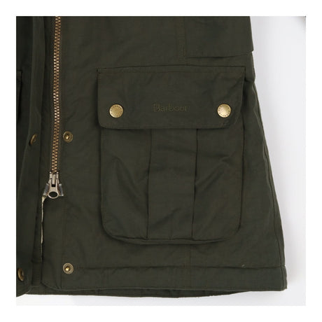 Coat green with hood
