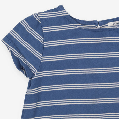 Dress Jersey Blue Stripe with Rainbow Sun
