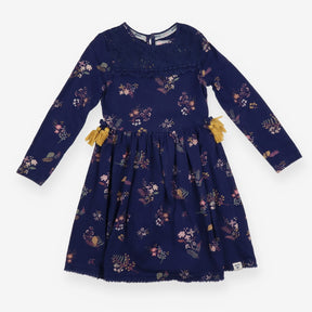 Navy Floral Dress - Mantaray