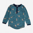 T-shirt LS Blue with Puppy