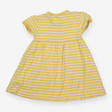 Dress Yellow Stripe Toucan Flowers