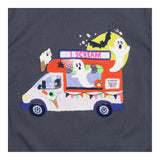 Tee LS grey halloween ice scream van