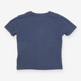 Tee blue with cactus, lizard and beetle embroidere