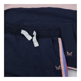 Sweater and Jogger Set Navy with Pink and Blue Str