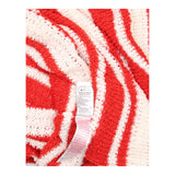 Dress Striped Knitted Sleeveless Column Maxi Red W