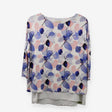 Printed Jersey Top – Laina Leaf Pattern