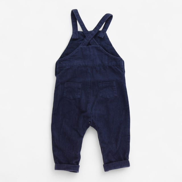 Dungarees corded navy blue