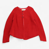 Red knit Cardigan