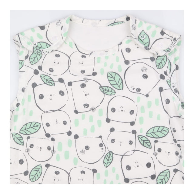 White Panda Faces Sleeping Bag 1.0 Tog