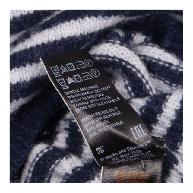 Jumper Striped Lambswool Rich Crew Neck