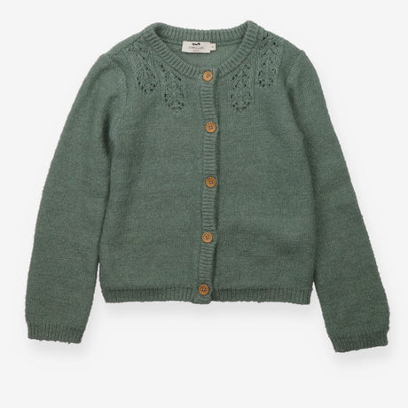 Cyrillus Mohair Green Knit Cardigan
