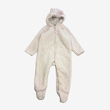 Pink Fleece Pramsuit
