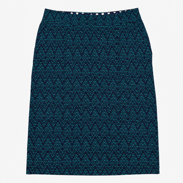 Mini Skirt Geometric Pattern