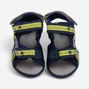 Blue and Yellow Sandals
