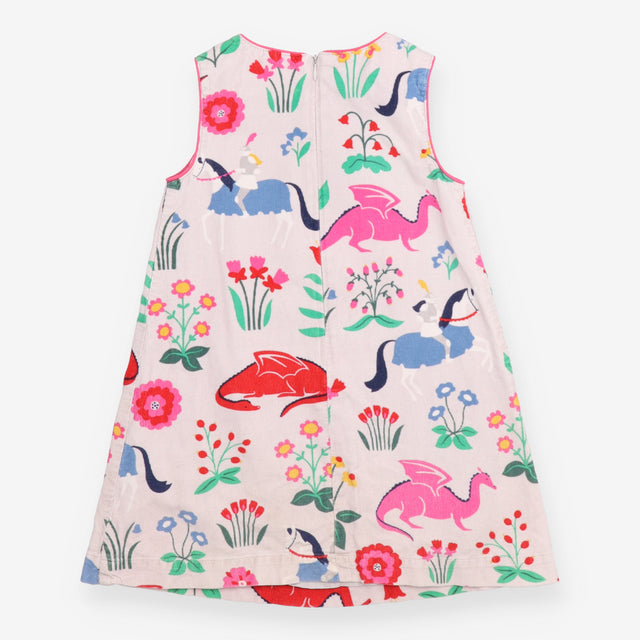 Pinafore Cord Grey Castle Fairytale