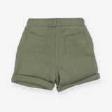 Green jersey shorts