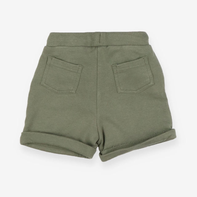 Green jersey shorts