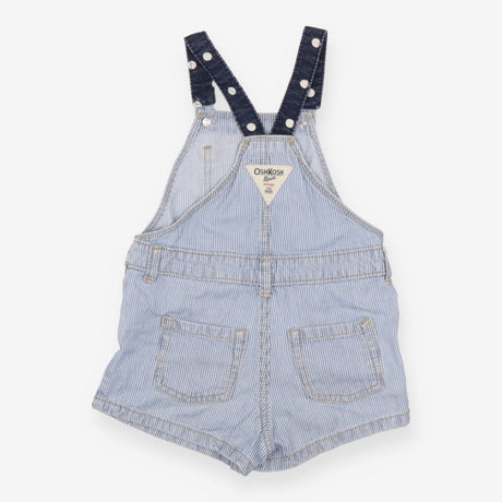 Dungaree shortie denim stripe