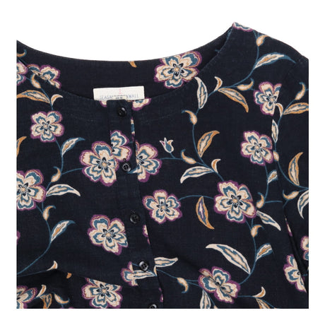 Seasalt Cornwall Marble Flower Floral Midi Dress B
