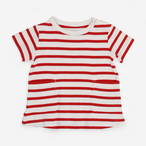 Red & White Stripe Dress