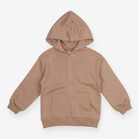 Brown Zip Hoodie