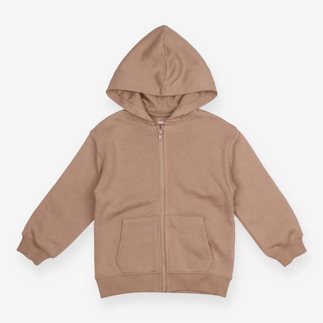 Brown Zip Hoodie