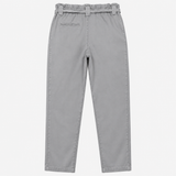 Grey Tencel Blend Maternity Trousers Elasticated W