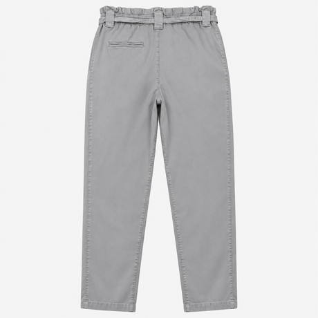 Grey Tencel Blend Maternity Trousers Elasticated W