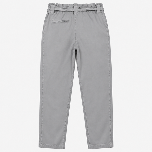 Grey Tencel Blend Maternity Trousers Elasticated W
