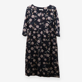 Seasalt Cornwall Marble Flower Floral Midi Dress B