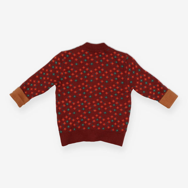 From one to another Hazelnut Flowers Knitted Cardi