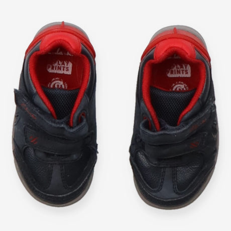 Blue and red play prints clarks