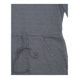 Dress Tunic Jersey Geometric Navy White