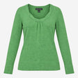 Jumper Scoop Neck Cashmere Blend Green
