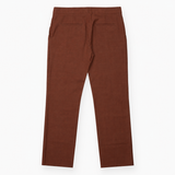 Trousers Brown Taupe Tailored Straight Leg Smart F