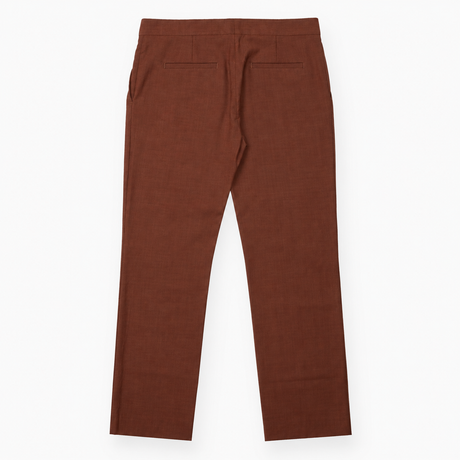 Trousers Brown Taupe Tailored Straight Leg Smart F