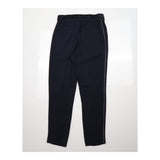 Navy Elasticated Waist Side Stripe Trousers