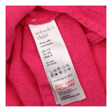 Dress Pink Linen Blend V-Neck Puff Sleeve Mini Pet