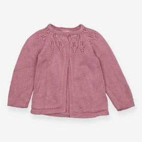 Cardigan Knit Purple