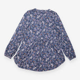Floral Long Sleeve Cotton Modal Tunic Top