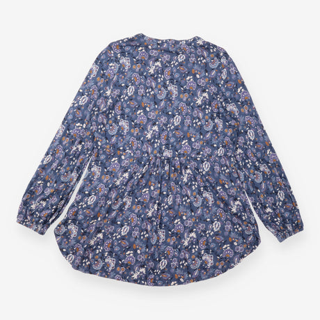 Floral Long Sleeve Cotton Modal Tunic Top