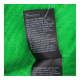 Jumper Bright Green Mohair Wool Oversized Roll Nec