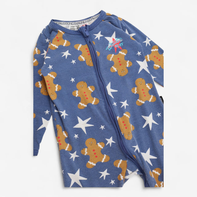 Wondersuit Blue Gingerbread Man 